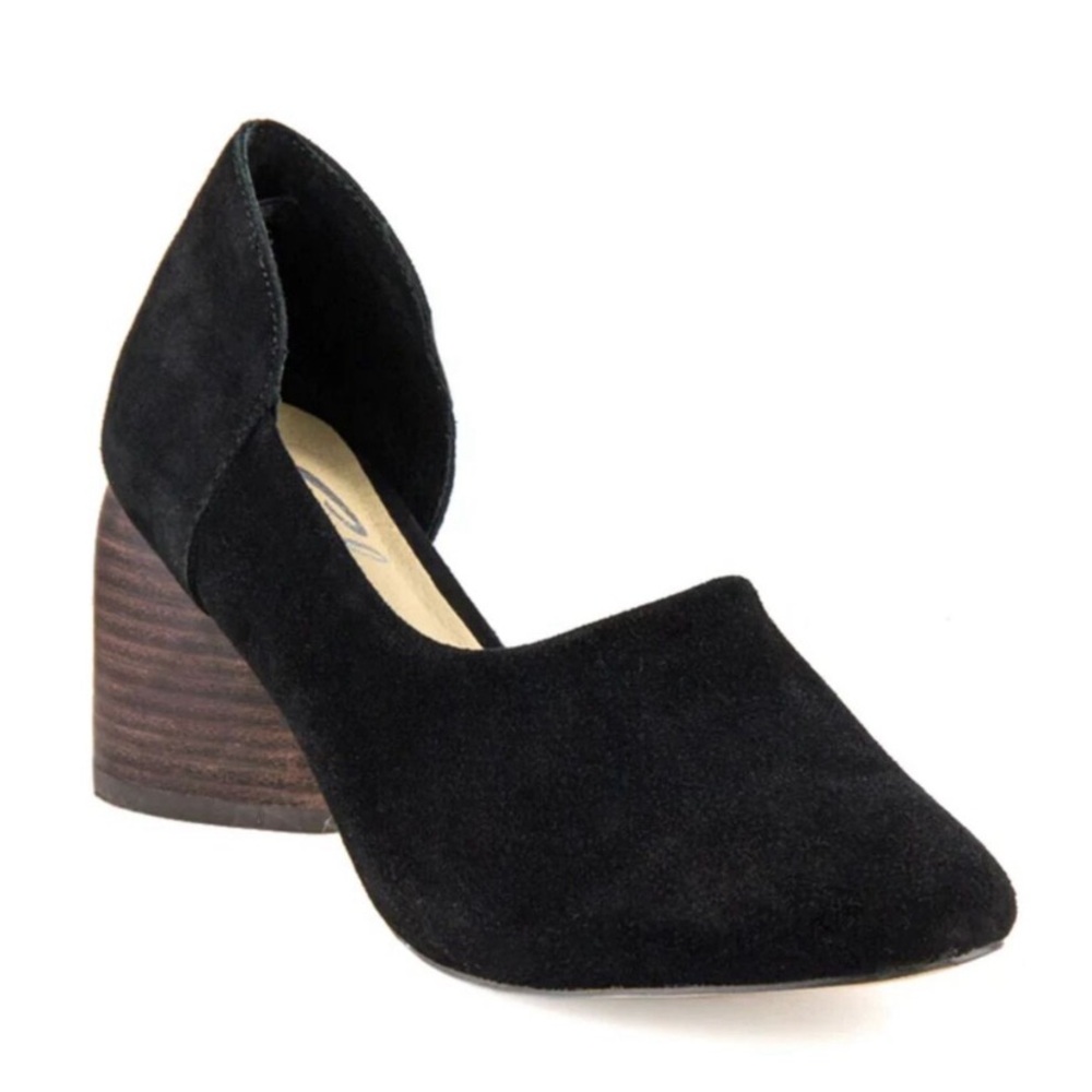 Black size 10 women’s heeled mule